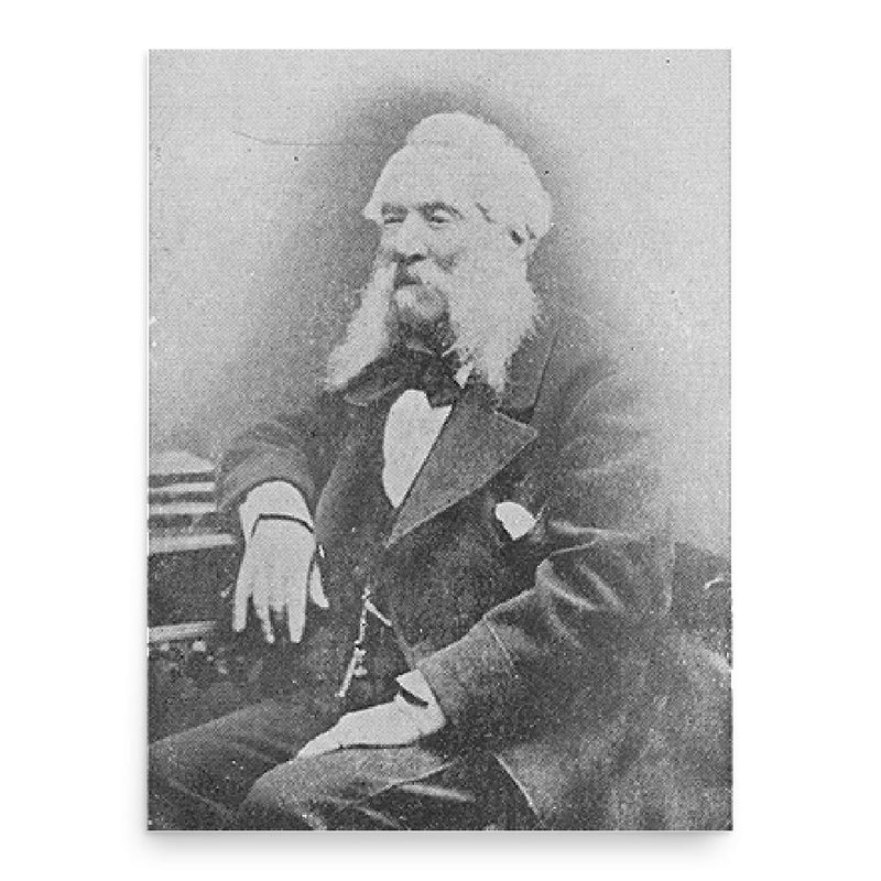 Francesco Lamperti poster print, in size 18x24 inches.