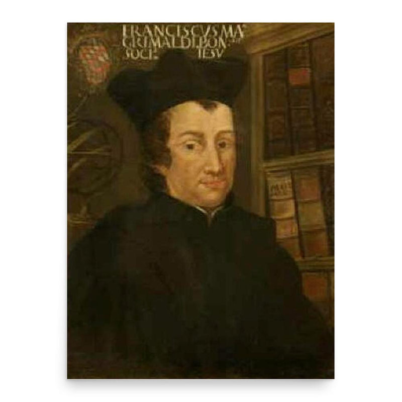 Francesco Maria Grimaldi poster print, in size 18x24 inches.