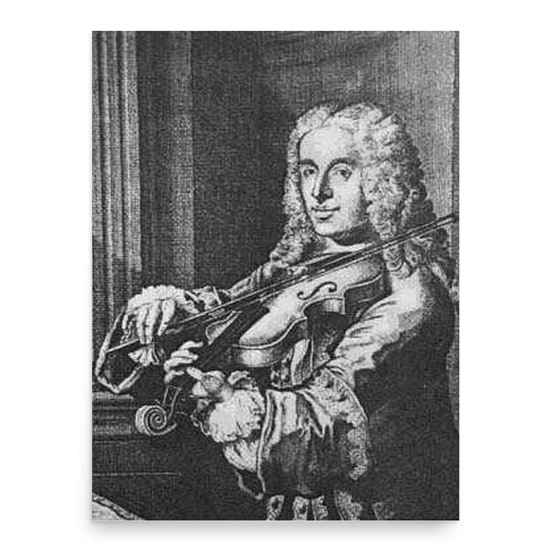 Francesco Maria Veracini poster print, in size 18x24 inches.