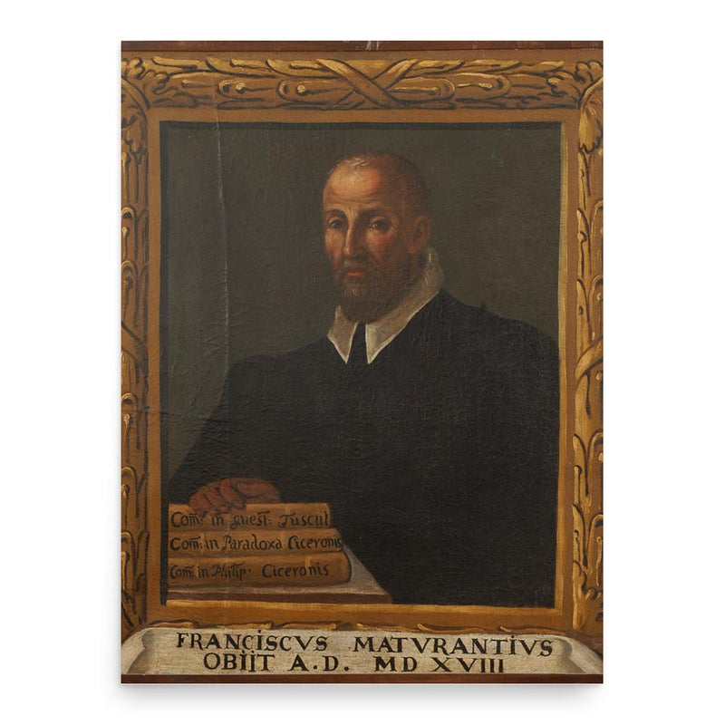 Francesco Matarazzo poster print, in size 18x24 inches.