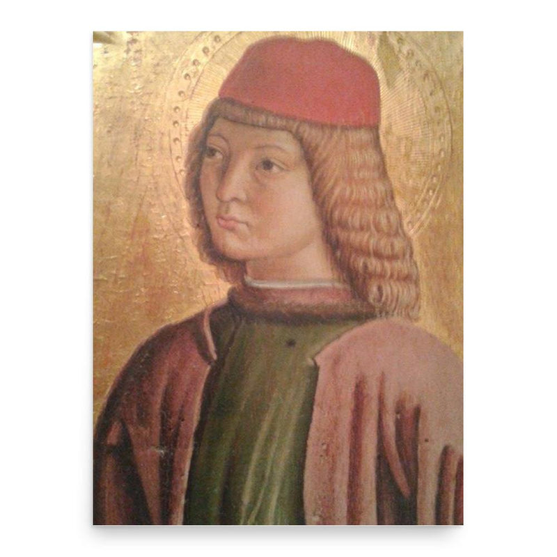 Francesco Melanzio poster print, in size 18x24 inches.