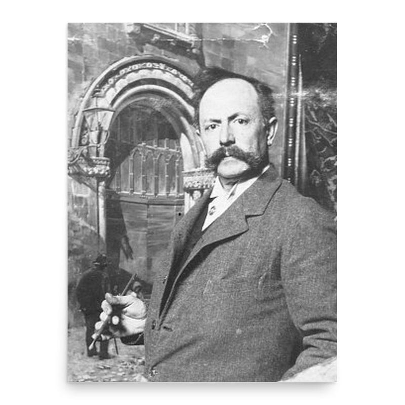 Francesco Raffaello Santoro poster print, in size 18x24 inches.