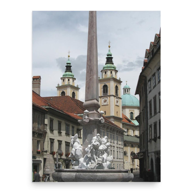 Francesco Robba poster print, in size 18x24 inches.