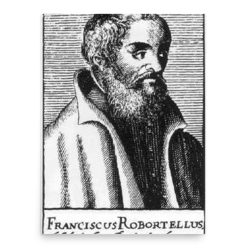 Francesco Robortello poster print, in size 18x24 inches.