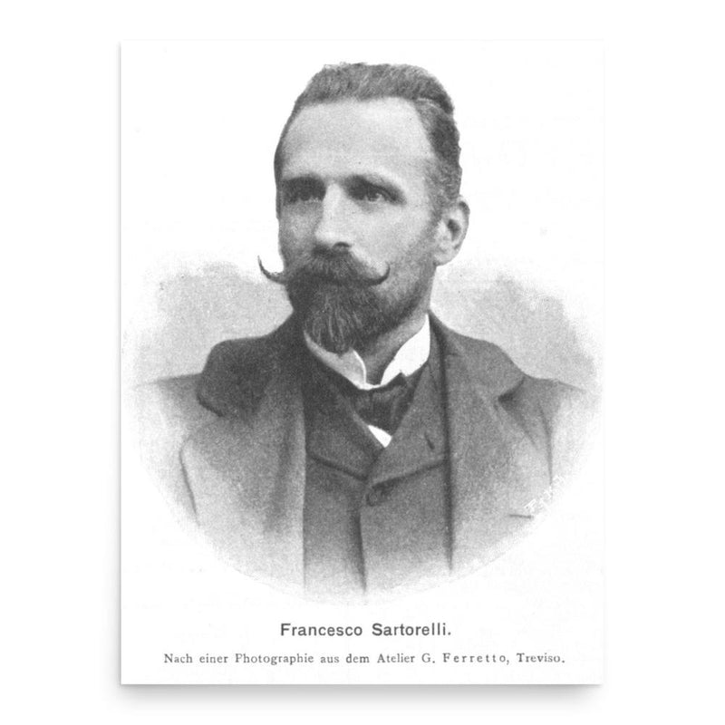 Francesco Sartorelli poster print, in size 18x24 inches.