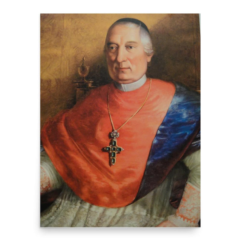 Francesco Saverio Caruana poster print, in size 18x24 inches.