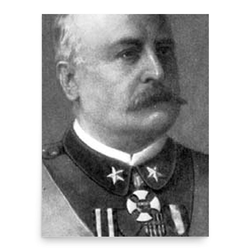 Francesco Siacci poster print, in size 18x24 inches.