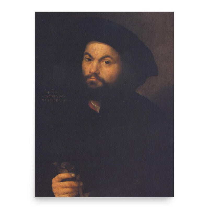 Francesco Torbido poster print, in size 18x24 inches.