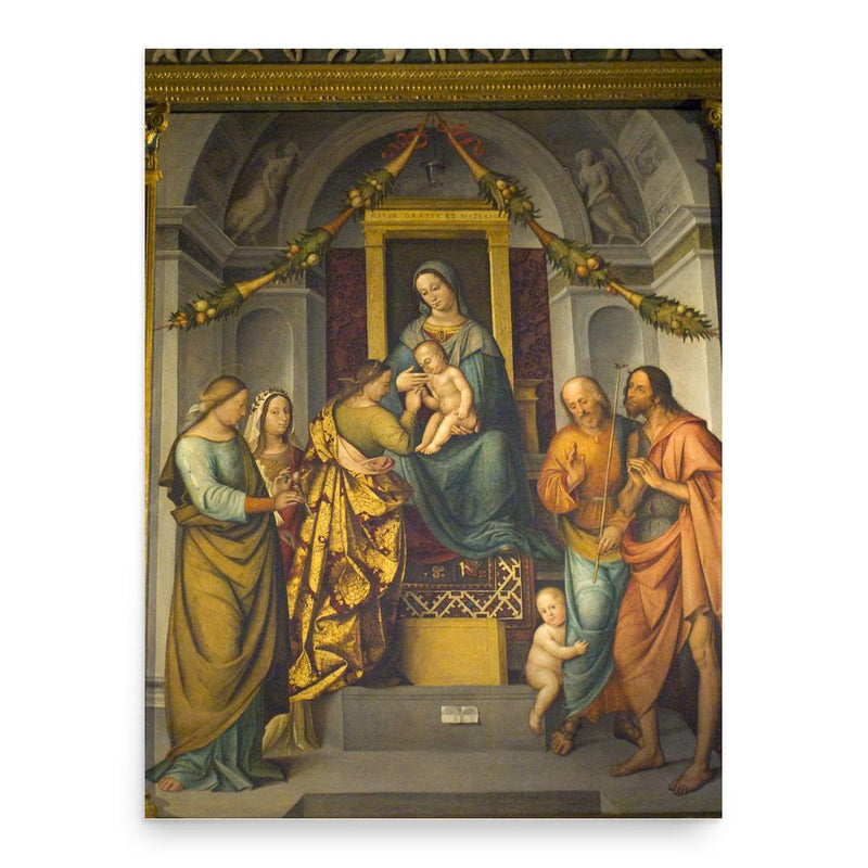 Francesco Verla poster print, in size 18x24 inches.