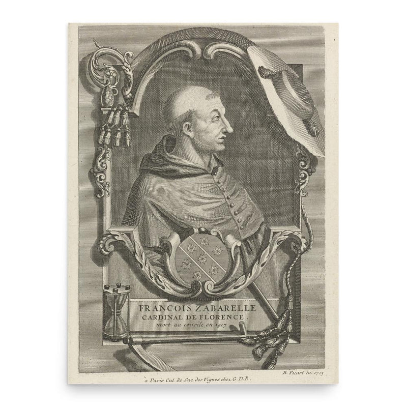 Francesco Zabarella poster print, in size 18x24 inches.