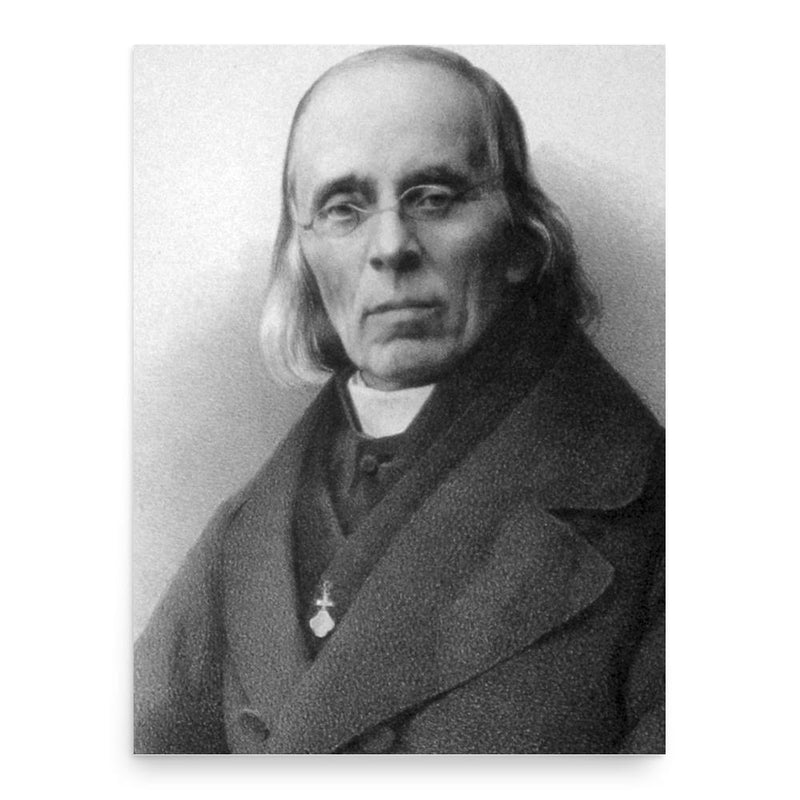 Francesco Zantedeschi poster print, in size 18x24 inches.