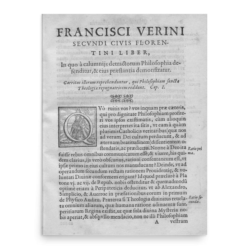 Francesco de Vieri poster print, in size 18x24 inches.