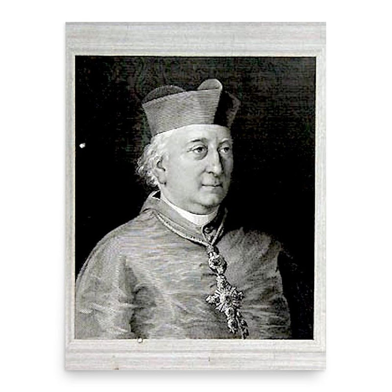 Francesco di Paola Villadecani poster print, in size 18x24 inches.