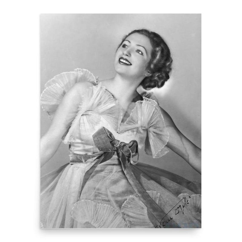 Franceska Mann poster print, in size 18x24 inches.