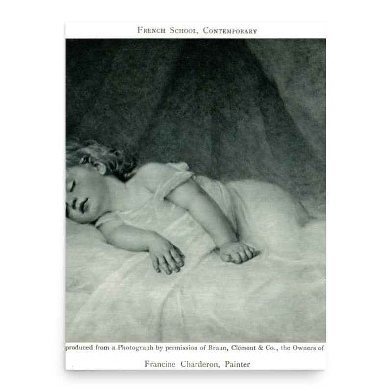 Francine Charderon poster print, in size 18x24 inches.