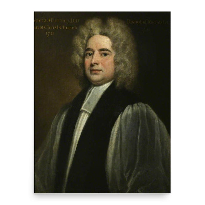 Francis Atterbury poster print, in size 18x24 inches.