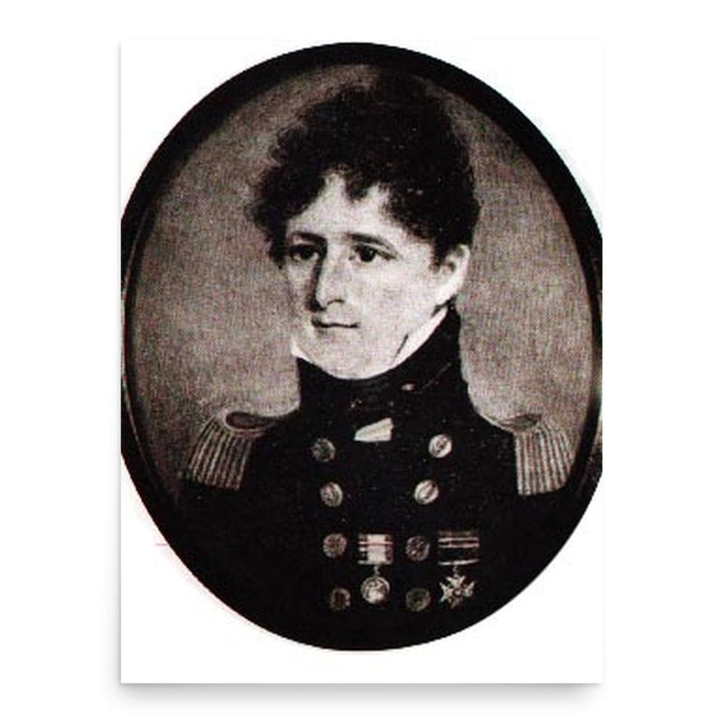 Francis Austen poster print, in size 18x24 inches.