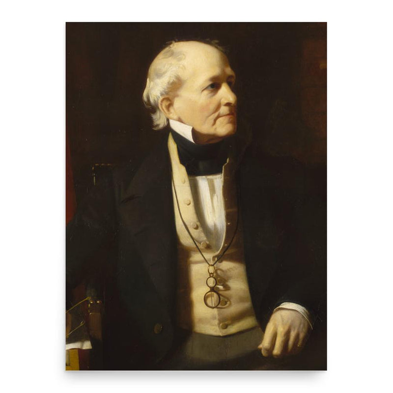 Francis Beaufort poster print, in size 18x24 inches.