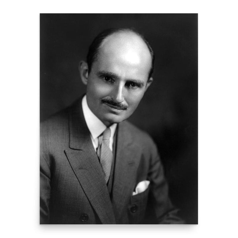 Francis Biddle poster print, in size 18x24 inches.