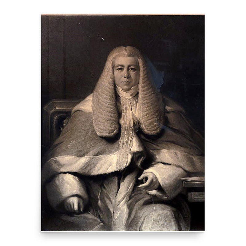 Francis Blackburne poster print, in size 18x24 inches.