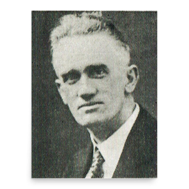 Francis Cahill poster print, in size 18x24 inches.