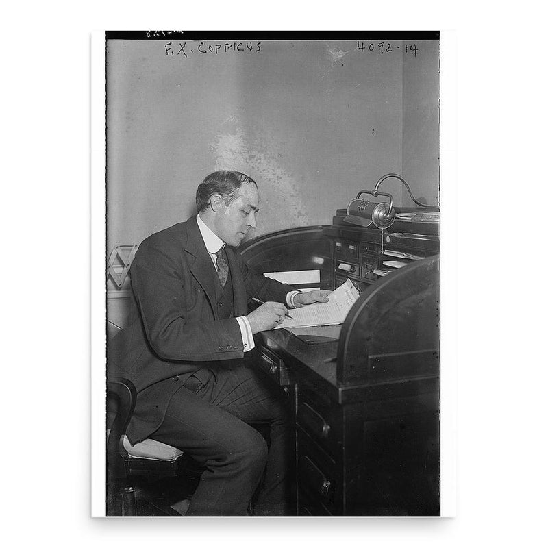Francis Charles Coppicus poster print, in size 18x24 inches.