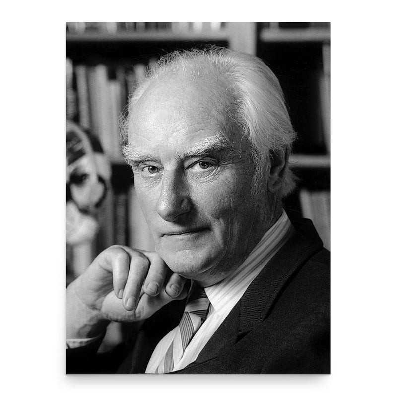 Francis Crick poster print, in size 18x24 inches.