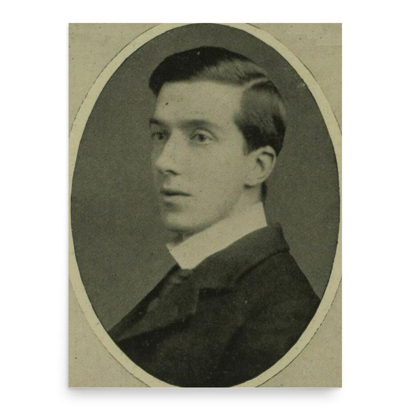 Francis Dyke Acland poster print, in size 18x24 inches.