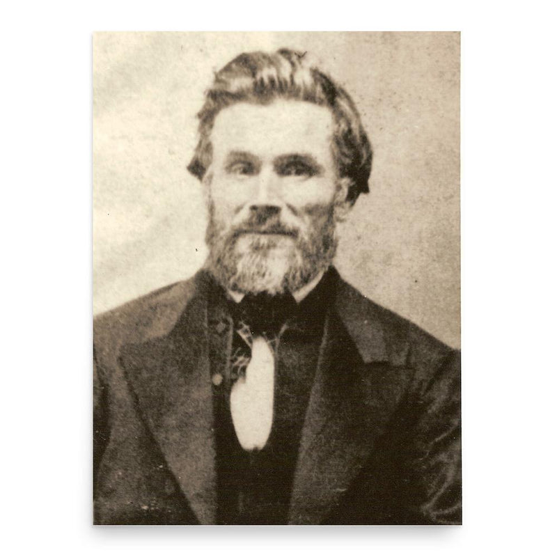 Francis Fletcher poster print, in size 18x24 inches.