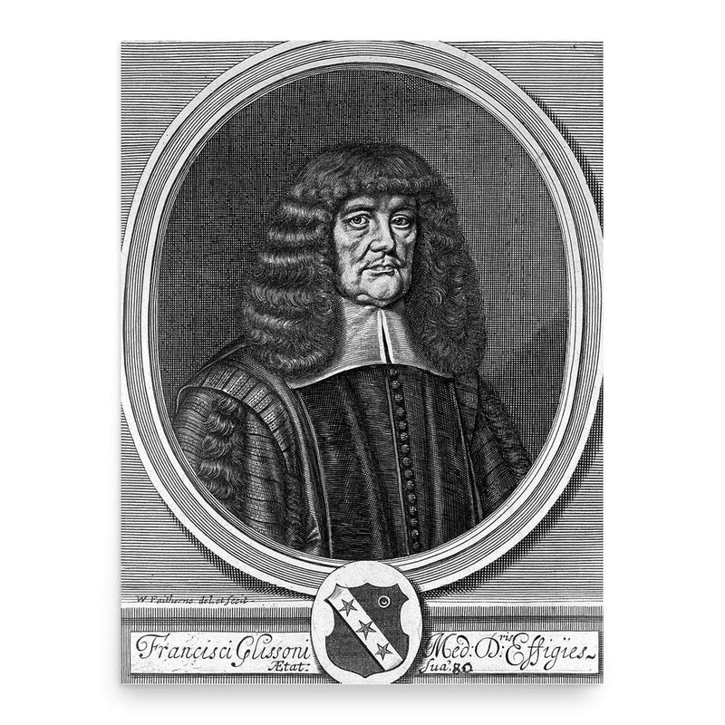 Francis Glisson poster print, in size 18x24 inches.