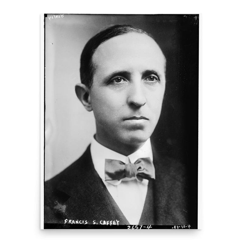 Francis Gordon Caffey poster print, in size 18x24 inches.