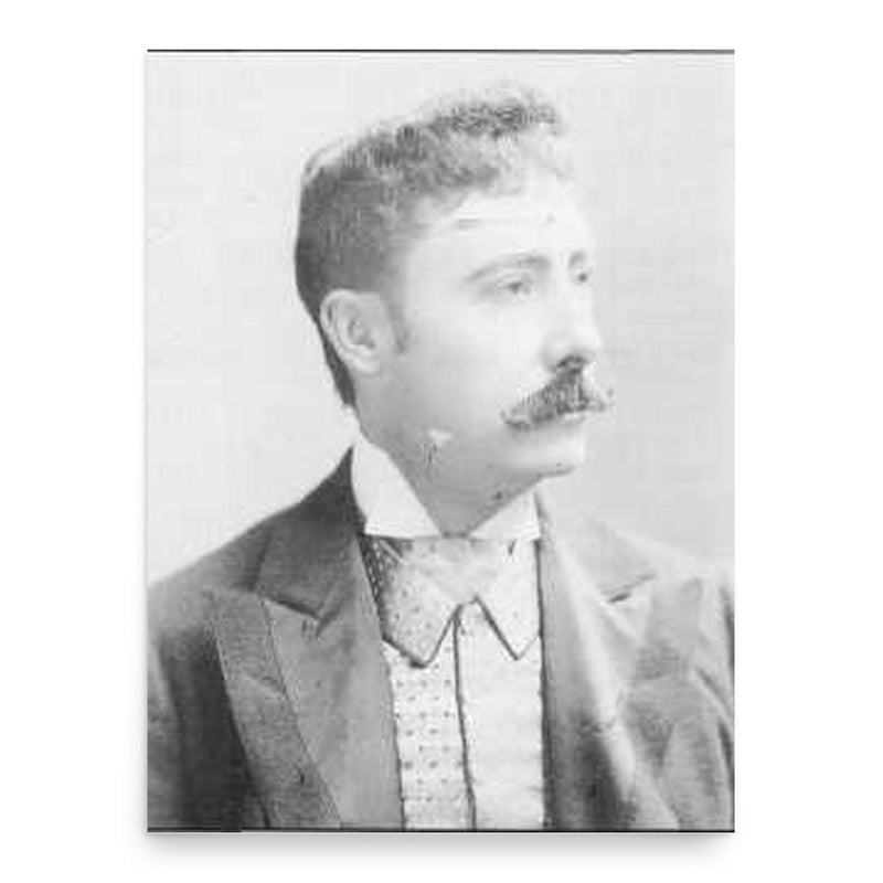 Francis Grierson poster print, in size 18x24 inches.