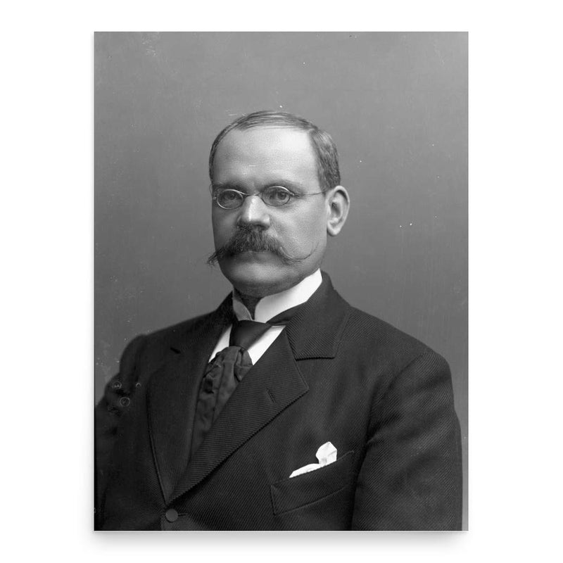 Francis Hagerup poster print, in size 18x24 inches.