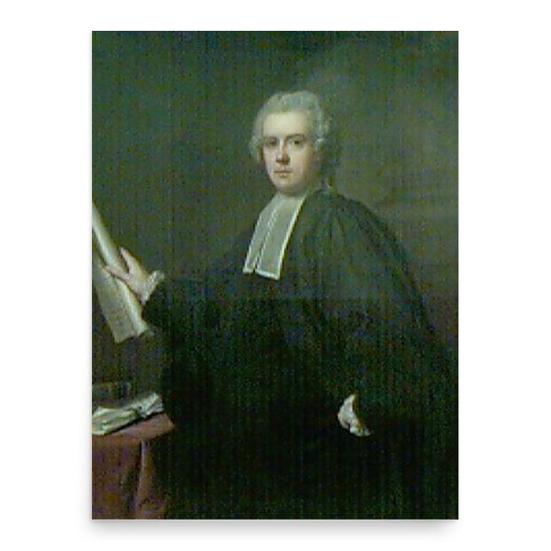 Francis Hargrave poster print, in size 18x24 inches.