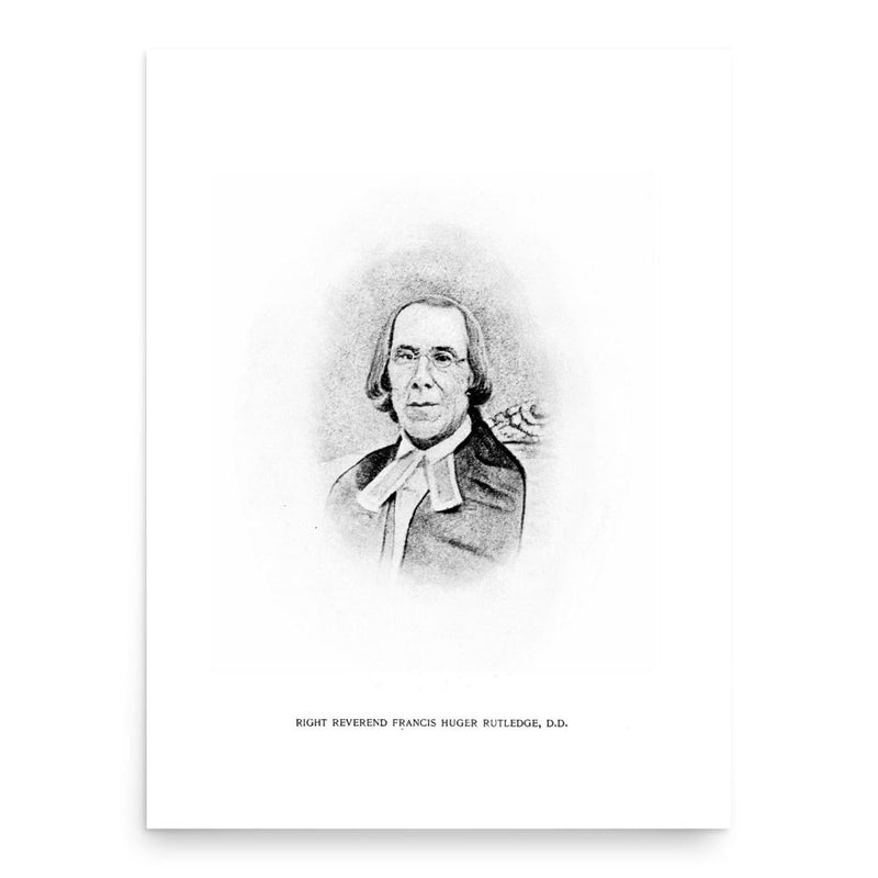 Francis Huger Rutledge poster print, in size 18x24 inches.
