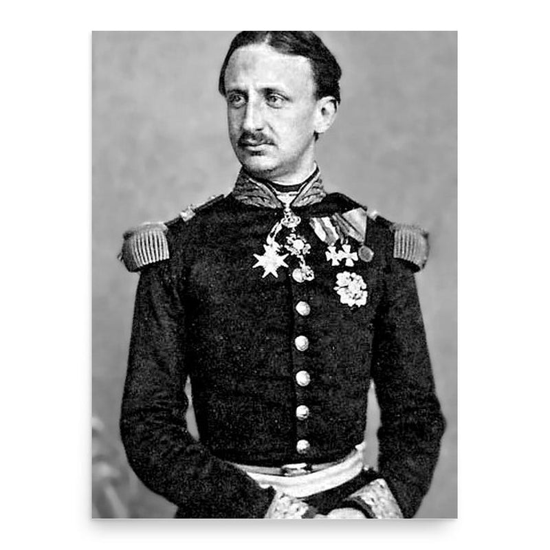 Francis II of the Two Sicilies poster print, in size 18x24 inches.
