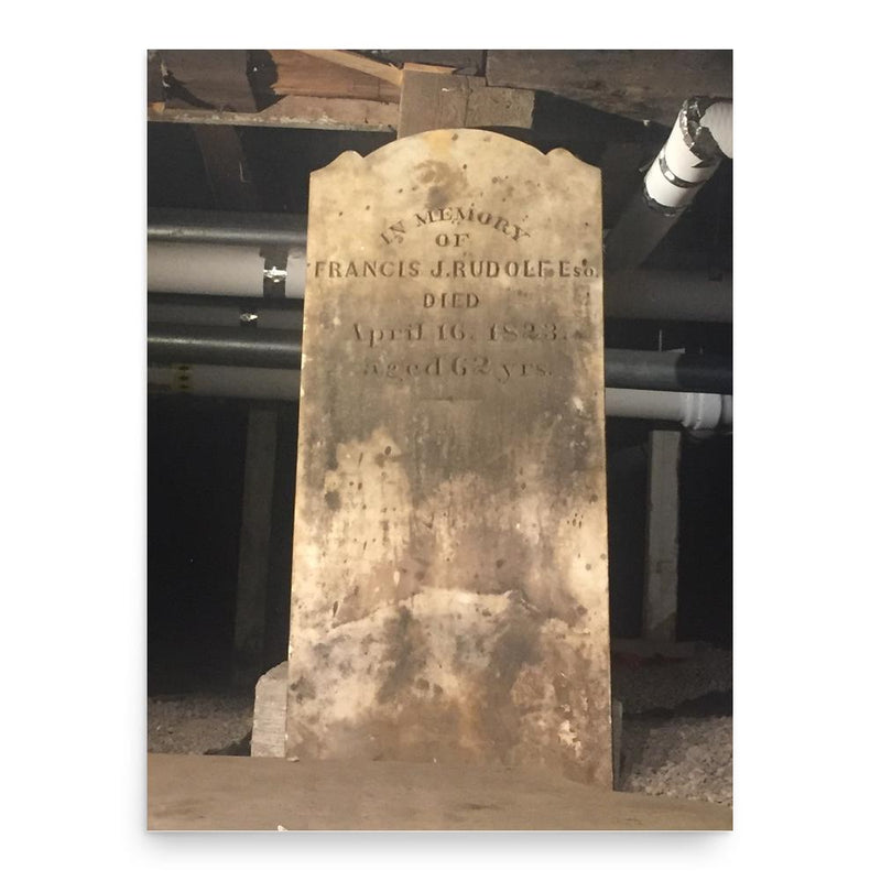 Francis Joseph Rudolf poster print, in size 18x24 inches.