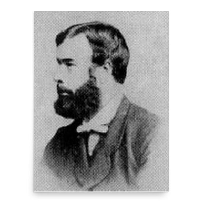 Francis Kilvert poster print, in size 18x24 inches.