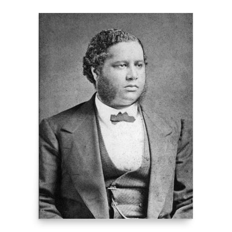 Francis Lewis Cardozo poster print, in size 18x24 inches.