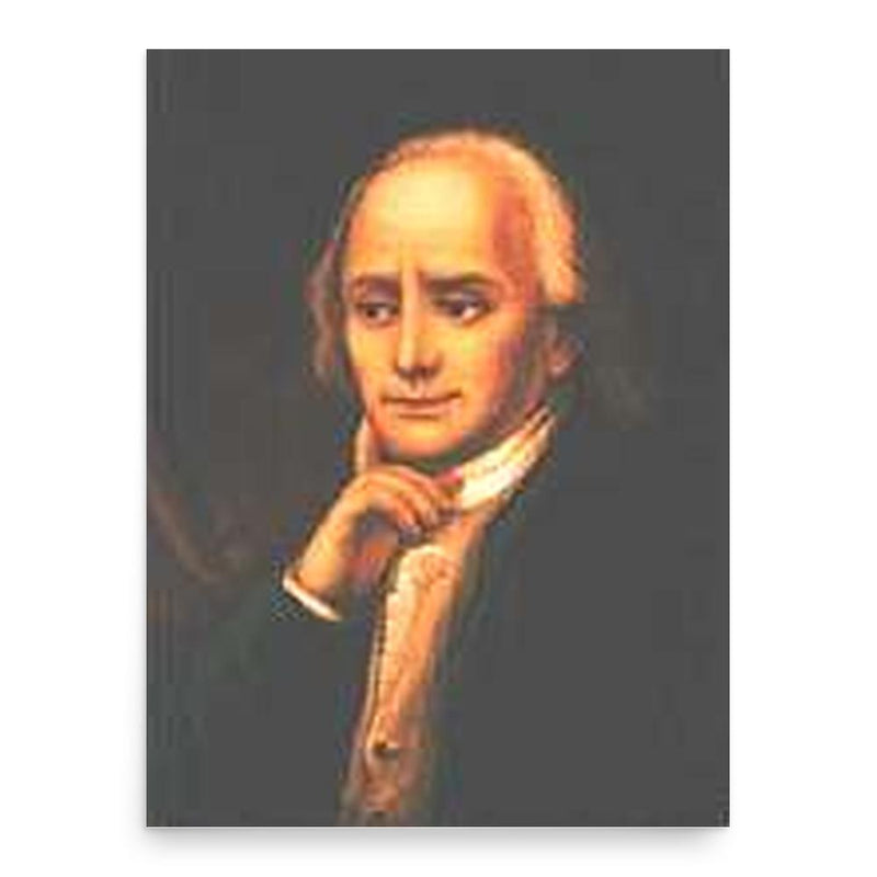 Francis Lightfoot Lee poster print, in size 18x24 inches.