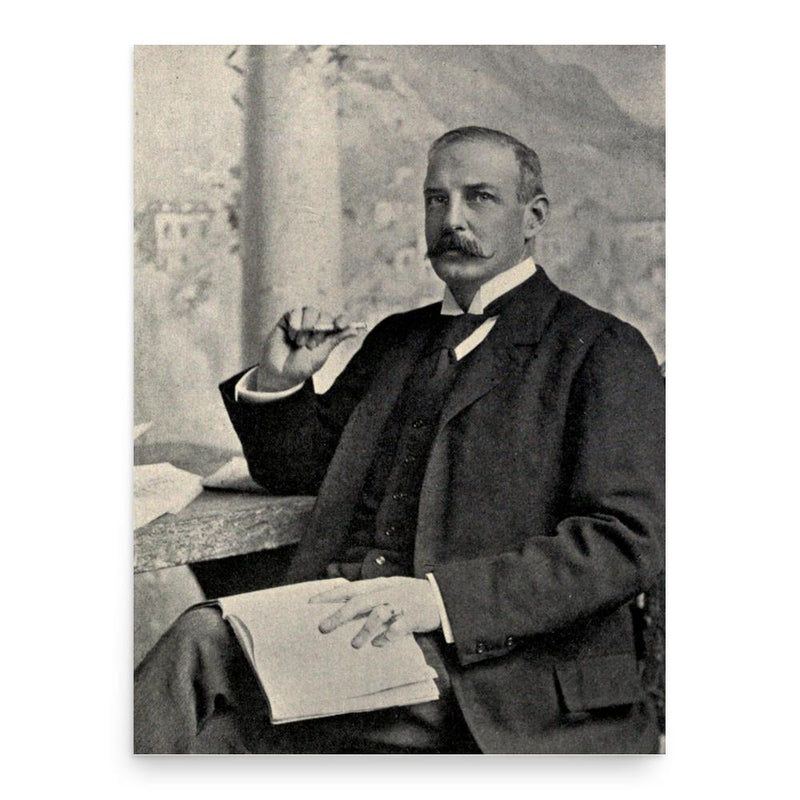 Francis Marion Crawford poster print, in size 18x24 inches.