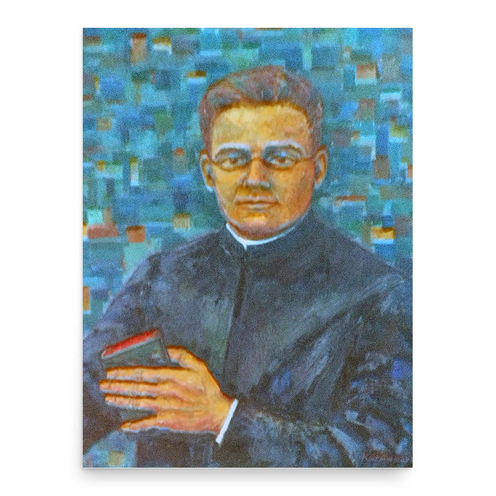 Francis Mary of the Cross Jordan poster print, in size 18x24 inches.