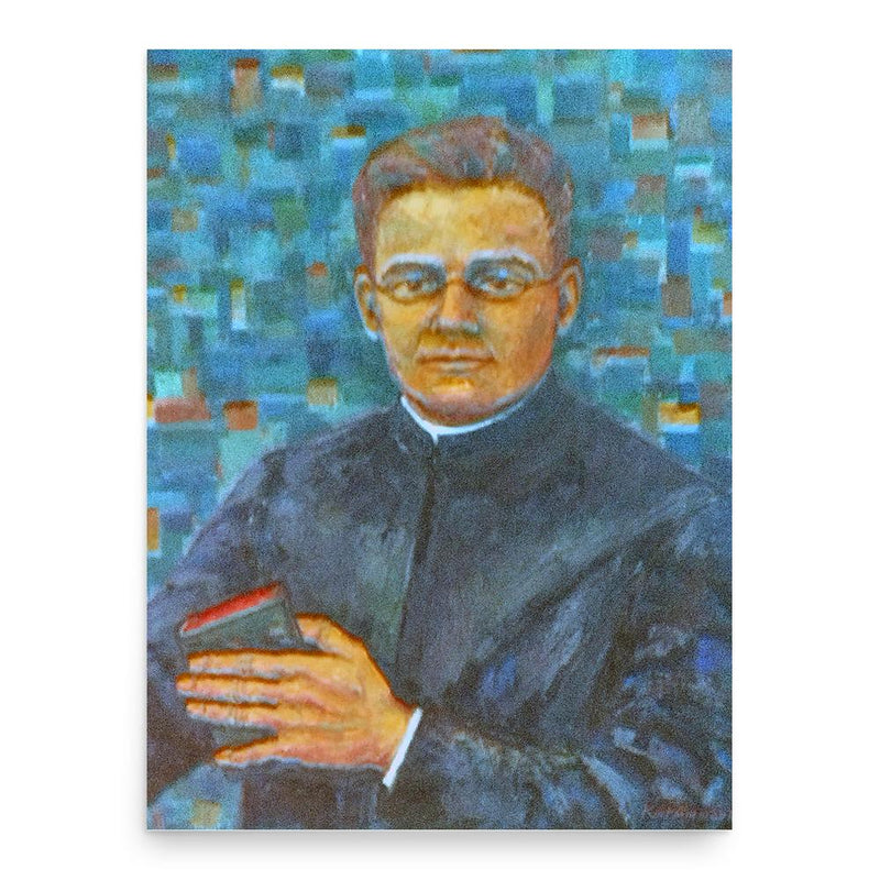 Francis Mary of the Cross Jordan poster print, in size 18x24 inches.