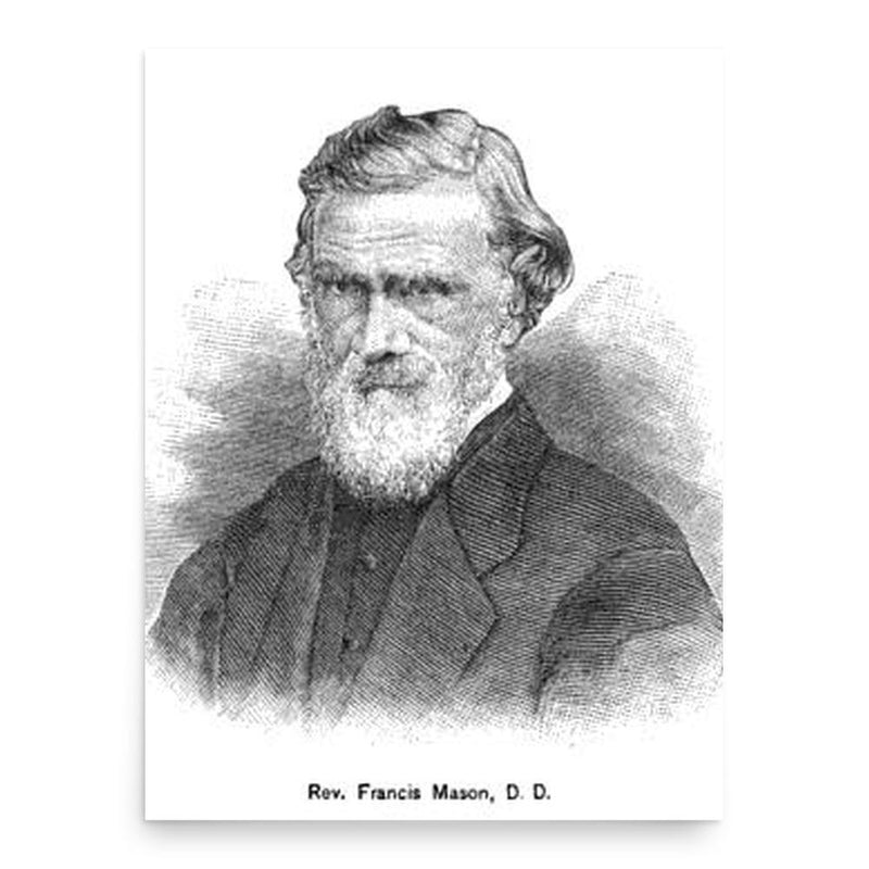 Francis Mason poster print, in size 18x24 inches.