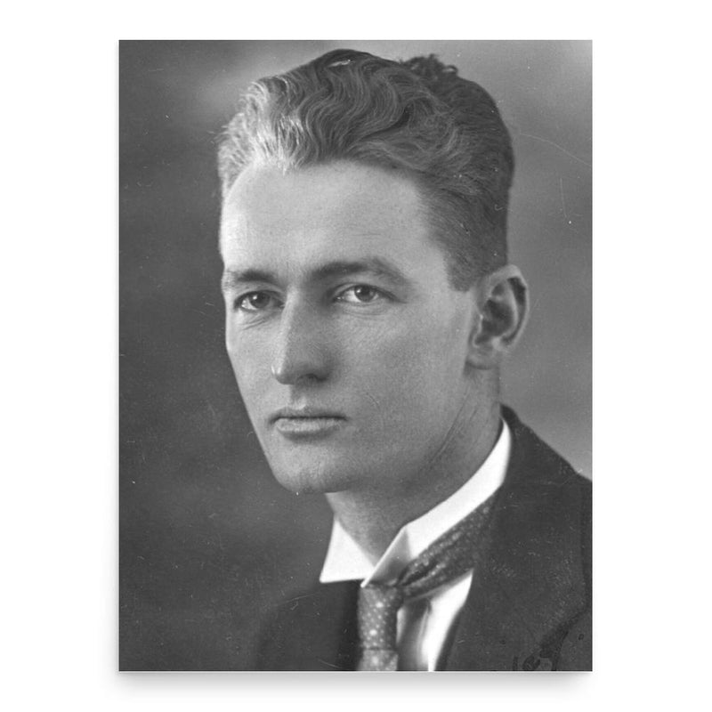 Francis Matthew John Baker poster print, in size 18x24 inches.