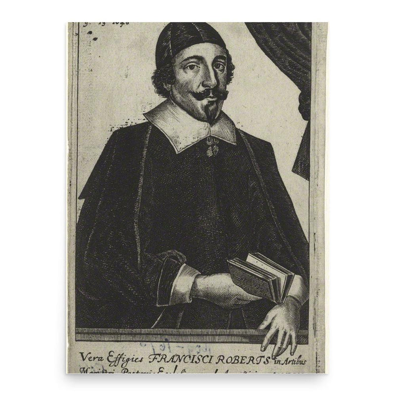 Francis Roberts poster print, in size 18x24 inches.