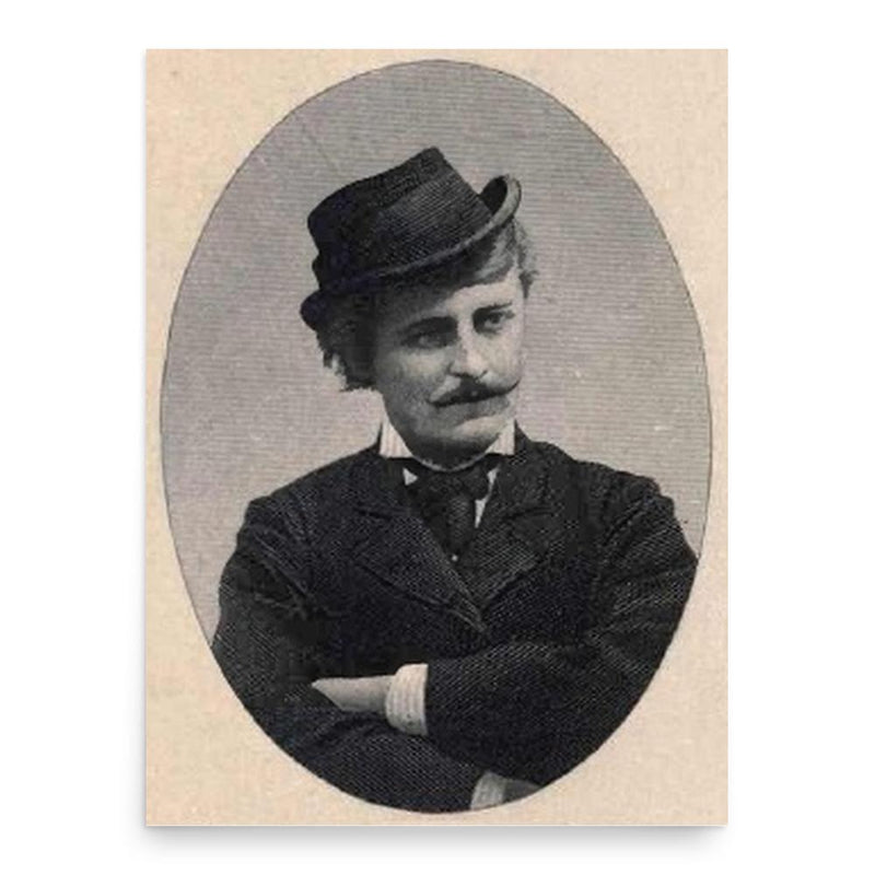 Francis Saltus Saltus poster print, in size 18x24 inches.