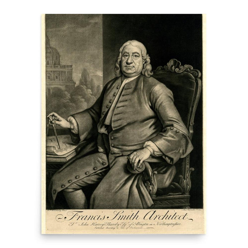 Francis Smith of Warwick poster print, in size 18x24 inches.