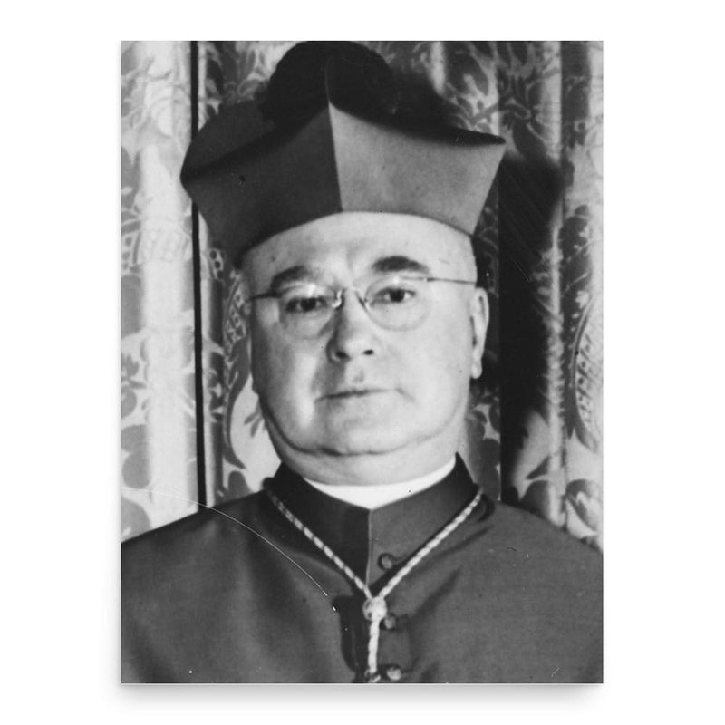 Francis Spellman poster print, in size 18x24 inches.