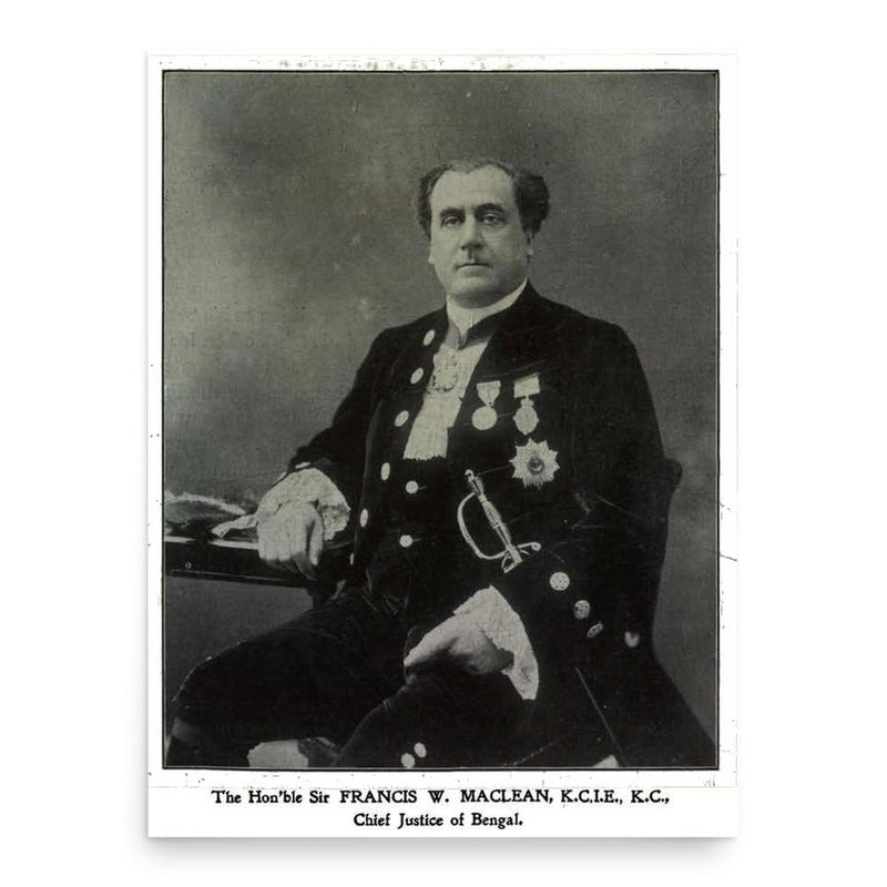 Francis William Maclean poster print, in size 18x24 inches.